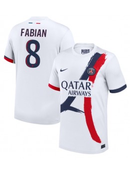 Paris Saint-Germain Fabian Ruiz #8 Gostujuci Dres 2024-25 Kratak Rukavima